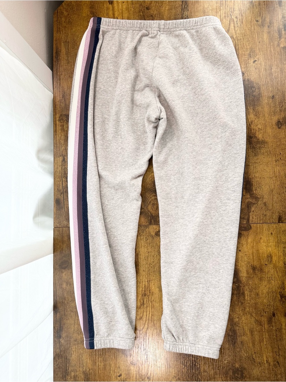 Spiritual Gangster Striped Perfect Sweatpants, Heather Gray, Medium - Picture 11 of 15